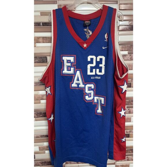 Vintage Nike 2004 NBA All Star Game East Jersey Lebron James Mens Y2K Sz XL - Picture 1 of 7